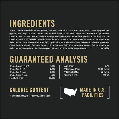Purina Pro Plan Adult Weight Management Wet Cat Food, 3 oz Cans | High-Protein, Supports Weight & Vision thumbnail 6