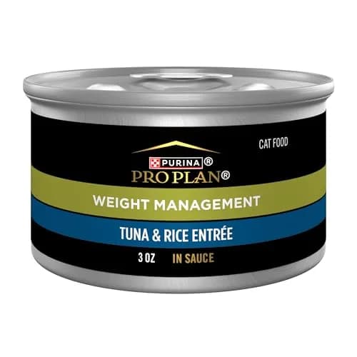 Purina Pro Plan Weight Management Wet Cat Food, 24 x 3 oz Cans | Supports Healthy Weight & Muscle thumbnail 1