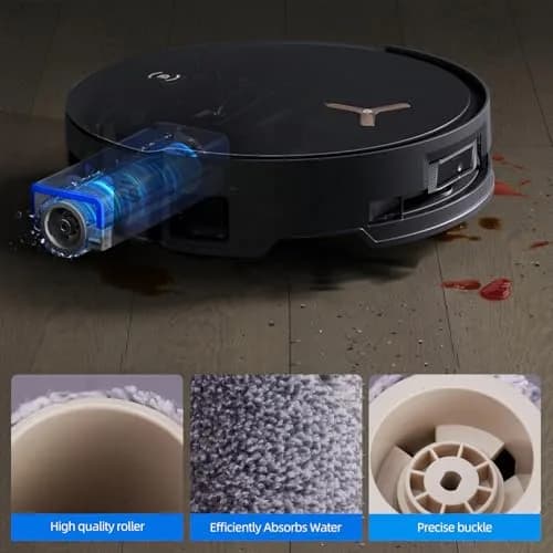 EOVWAEO 21-Piece Robot Vacuum Accessory Kit for ECOVACS DEEBOT X8 PRO OMNI / X8 OMNI | Includes Main Brush, Side Brushes, Mops, Filters, and Dust Bags thumbnail 4
