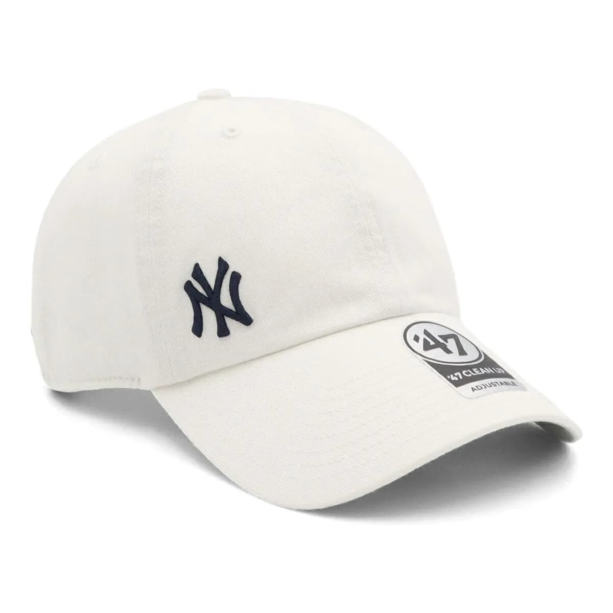 47 Women's Classic NY White Baseball Cap | Adjustable Cotton Headwear for All Seasons — Ny White