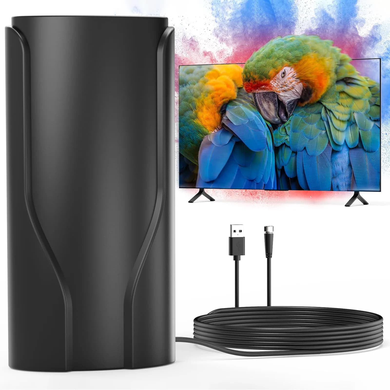 Inuito TV Antenna 2026 | Supports 4K 8K 1080p Indoor & Outdoor, Long Range