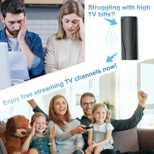 Inuito TV Antenna 2026 | Supports 4K 8K 1080p Indoor & Outdoor, Long Range thumbnail 5
