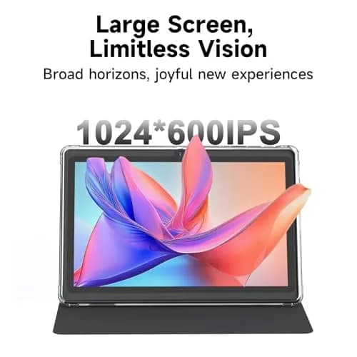 HOTTABLET 7-Inch Android 14 Tablet with Case, 8GB RAM + 32GB ROM, IPS Display, Dual Camera, WiFi 5G thumbnail 2