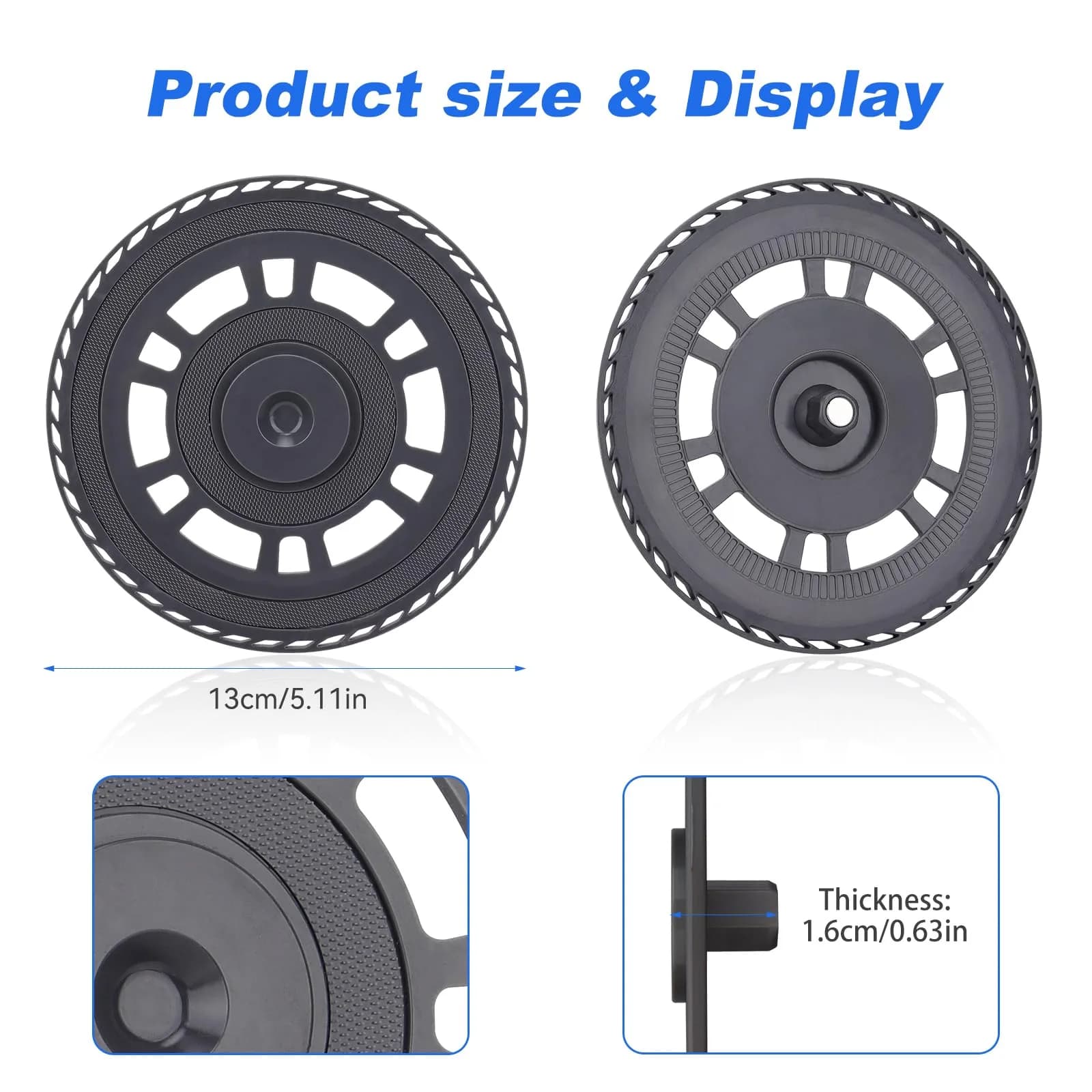 Sgizoku Mop Pad Plate Holder 2 Pack for Dreame L10s Ultra Series & Mova E30 | 7.6 cm (3 in) Length - view 2