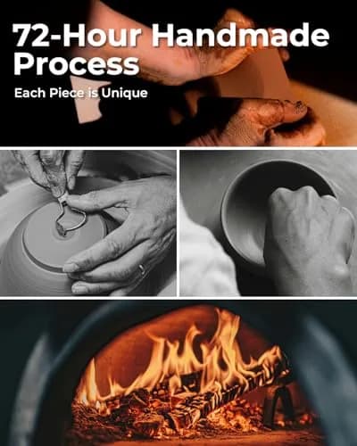TEAVOR Handmade Color-Changing Yixing Clay Teapot 8.5oz | Enchanted Purple Clay Chinese Tea Kettle thumbnail 3