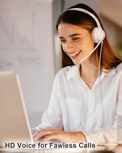 JIAMQISHI USB Headset with Microphone for PC | Noise Cancelling Mic & All-Day Comfort thumbnail 6