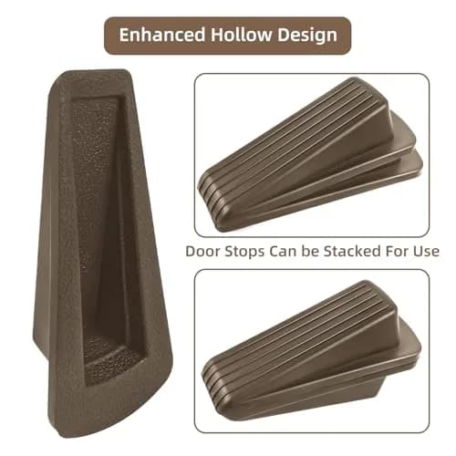 JZWBLILY Premium Rubber Door Stopper Wedge 3.1 cm (1.2") | Keeps Doors Securely Open thumbnail 4