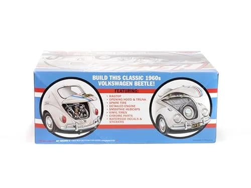 Polar Lights Herbie Volks Beetle Model Kit 1:25 Scale | SNAP Assembly, No Glue or Paint Needed thumbnail 4