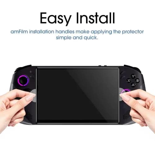 amFilm Tempered Glass Screen Protector for Lenovo Legion Go S 8.0'' | 2 Pack Ultra HD 9H Hardness thumbnail 3