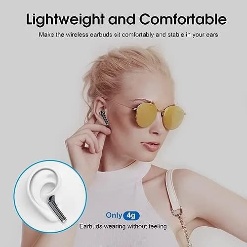 OYIB Bluetooth 5.3 Wireless Earbuds with ENC Mic, 25H Playtime, IPX7 Waterproof, Gray Black | Clear Calls & Fast Pairing thumbnail 5