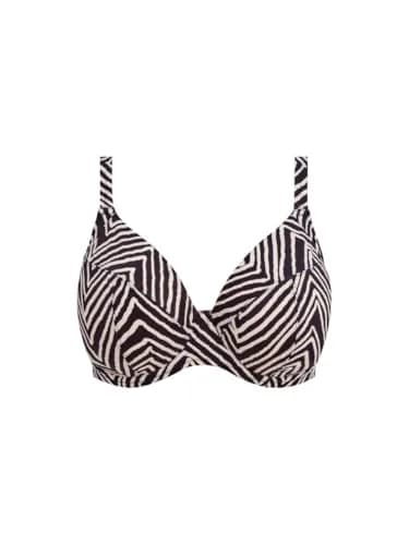 Elomi Fiji Falls Underwire Plunge Bikini Top Black 40H | Supportive, Fully Lined, UK Sizing thumbnail 5