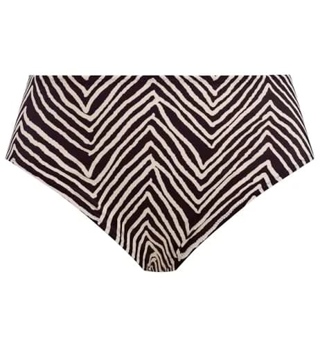 Elomi Fiji Falls Mid Rise Bikini Brief Black Size 12 | Flattering Waist & Vibrant Style thumbnail 4