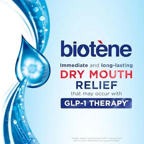 Biotène Oral Rinse Mouthwash for Dry Mouth, Fresh Mint 473ml (16 fl oz) | Soothes and Lubricates for 4 Hours thumbnail 5