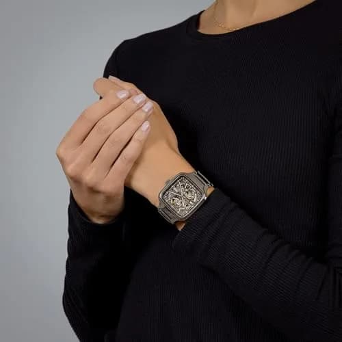 Rado True Square Automatic Swiss Watch 38mm Black Dial | Unisex Luxury Ceramic thumbnail 4