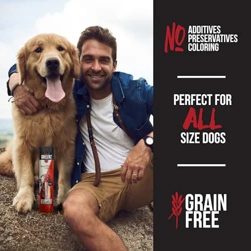 Grillerz Thick Bully Sticks 2 Count | Rawhide-Free Beef Chews for Dogs thumbnail 4