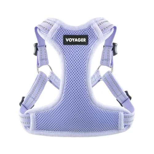 Voyager Step-in Flex Adjustable Dog Harness - Lavender, Small | Breathable Air Mesh, 3M Reflective, No-Pull Design thumbnail 1