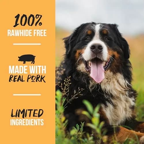 Grillerz Slow Roasterz Pork Sausages 4 Count | Rawhide-Free, High-Protein Dog Chews thumbnail 5