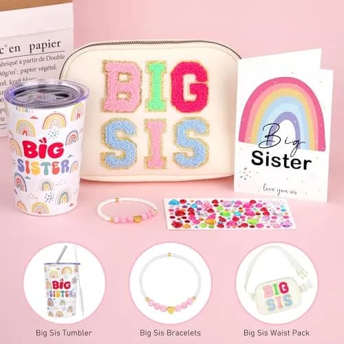 JTENGTOP Big Sister Gifts for Girls | Set of 5, Heartfelt & Practical (70-120 chars) thumbnail 6