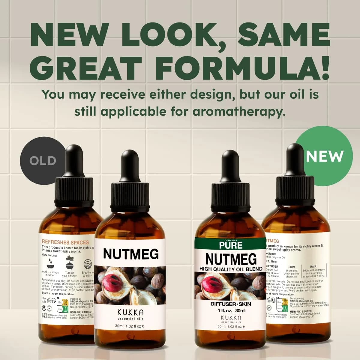 Kukka Nutmeg Essential Oil for Skin & Diffuser - 30ml (1 Fl Oz) | Pure, GC-MS Tested - view 7