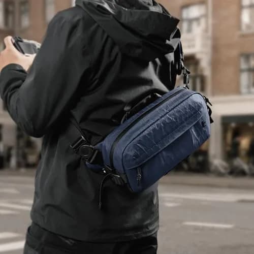 tomtoc 5.5L X-Pac Sling Crossbody Bag for Nintendo Switch 2/ROG Xbox Ally X | Waterproof Urban Travel Companion thumbnail 7