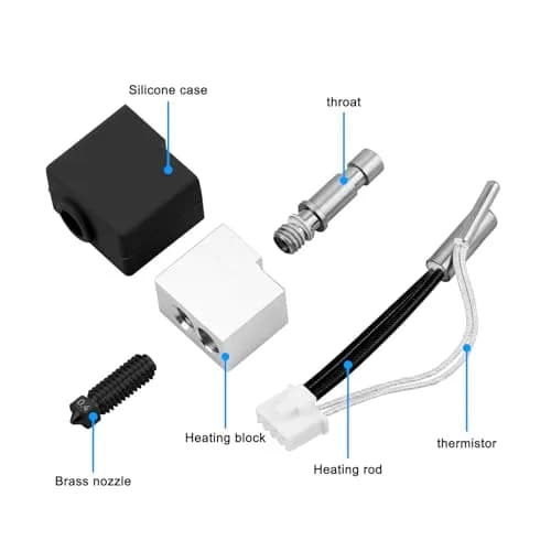SeulQirw Kobra S1/S1 Combo 3D Printer Hotend Kit 0.4mm | Compatible with ANYCUBIC S1/S1C (70-120c) thumbnail 5