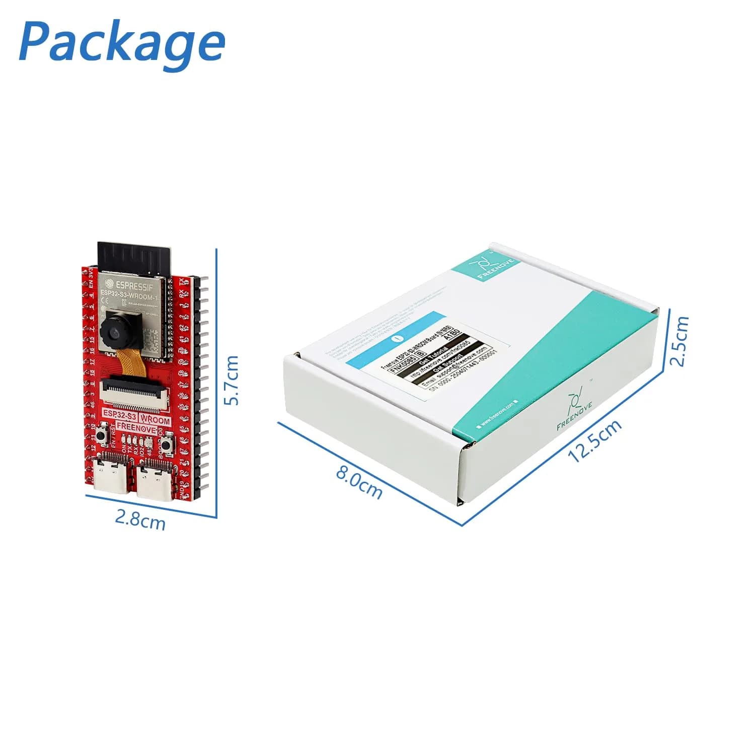 Freenove ESP32-S3 CAM Board (16MB Flash, 8MB PSRAM) Dual-Core 240MHz Microcontroller with Camera & Wi-Fi | Python C Code Projects - view 6