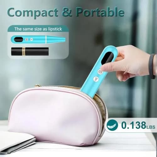 Zloojnn Cordless Electric Nail Drill File Kit Blue | 20000 RPM 9-Speed LED Display, Rechargeable, Portable thumbnail 5