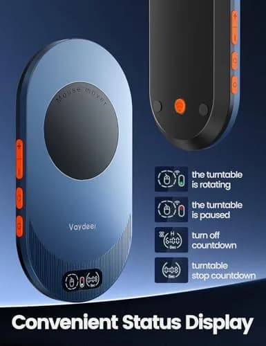 Vaydeer Air 3 Ultra Mouse Mover with App, Dark Purple | Keeps PC Active thumbnail 4