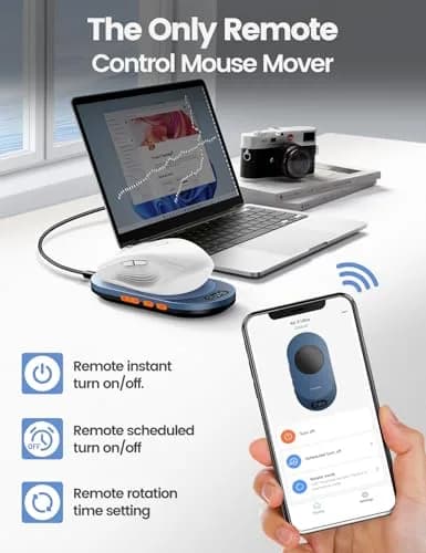 Vaydeer Air 3 Ultra Mouse Mover with App, Dark Purple | Keeps PC Active thumbnail 2