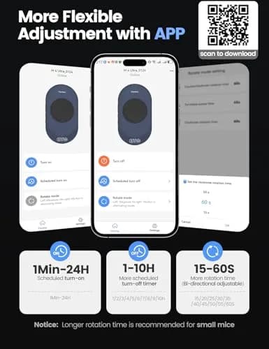 Vaydeer M4 Utra Mouse Mover with APP | Undetectable Mouse Jiggler for Computer Wakefulness, Dark Purple thumbnail 8