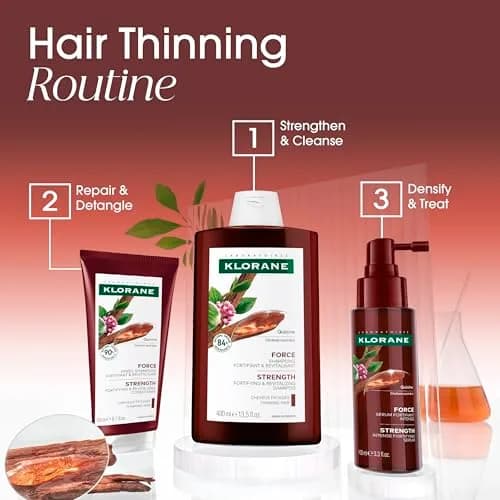 Klorane Thickening Hair Serum with Quinine & Biotin 100ml (3.3 Fl Oz) | Clinically Proven Hair Thinning Treatment thumbnail 8