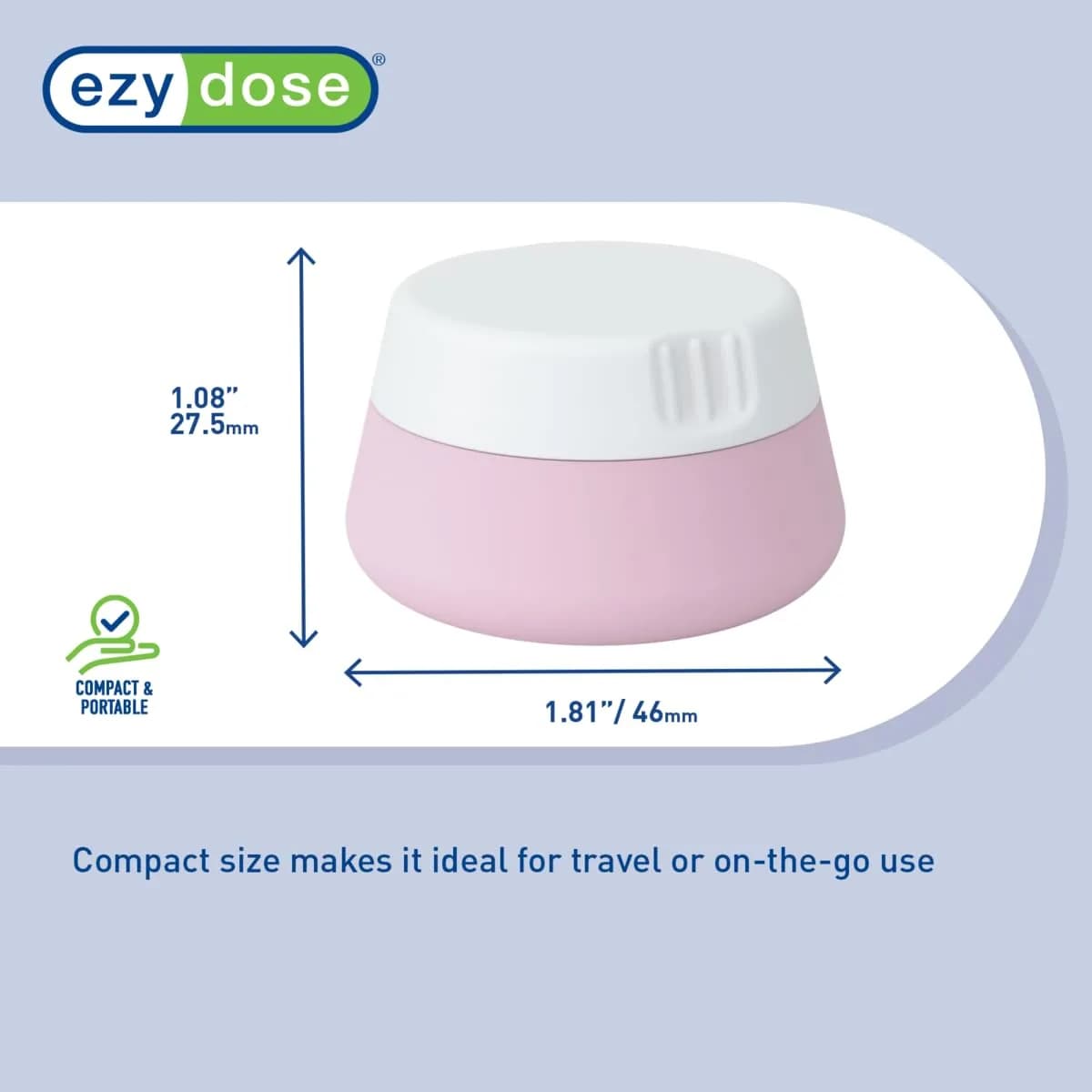 EZY DOSE Reusable Silicone Storage Jar 3.5oz (100ml) | BPA-Free, Leak-Resistant, TSA-Approved - view 2