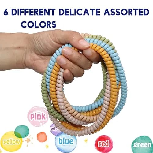 Olugu Chewy Necklace for Sensory Kids, 12 Pack Stretchy Fidget Bracelet Necklace 36-720 Months | BPA-Free PLA Material thumbnail 2