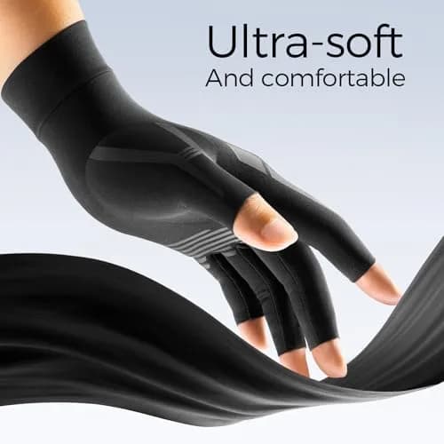 FREETOO All-Around Compression Arthritis Gloves for Women Men | Support for Pain Relief & Circulation (70-120 chars) thumbnail 4