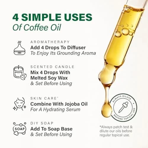 KUKKA Coffee Essential Oil 30ml (1.02 Fl Oz) | Authentic Aroma for Diffusers, Skin & DIY thumbnail 5