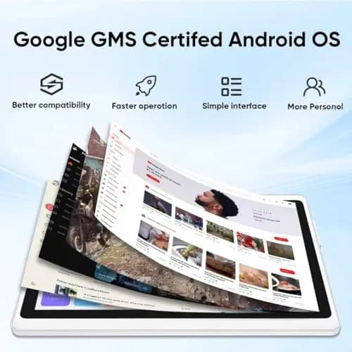 HNVHNV Android Tablet 7 Inch Tablet, 6GB RAM 32GB ROM 1TB Expansion, Quad-core Processor, Dual Camera, Pink thumbnail 3