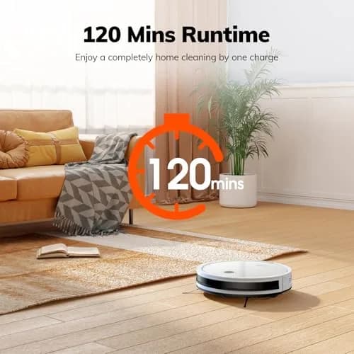 ILIFE V2 Robot Vacuum Cleaner 2.99-inch Slim, Tangle-Free Suction, White | Ideal for Hard Floors & Pet Hair thumbnail 5