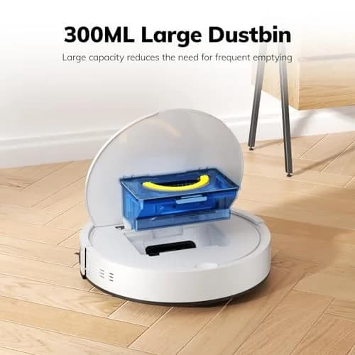 ILIFE V2 Robot Vacuum Cleaner 2.99-inch Slim, Tangle-Free Suction, White | Ideal for Hard Floors & Pet Hair thumbnail 8