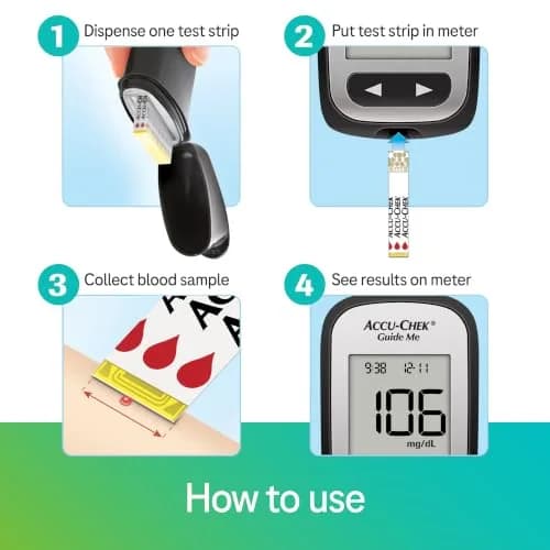 Accu-Chek Guide Glucose Test Strips 30 Count | Fast, Accurate Blood Sugar Monitoring thumbnail 4