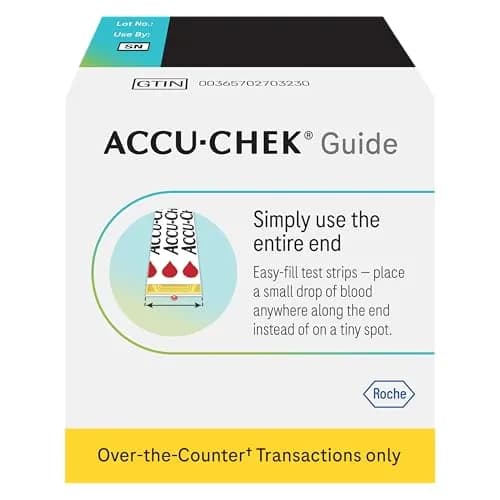 Accu-Chek Guide Glucose Test Strips 30 Count | Fast, Accurate Blood Sugar Monitoring thumbnail 2