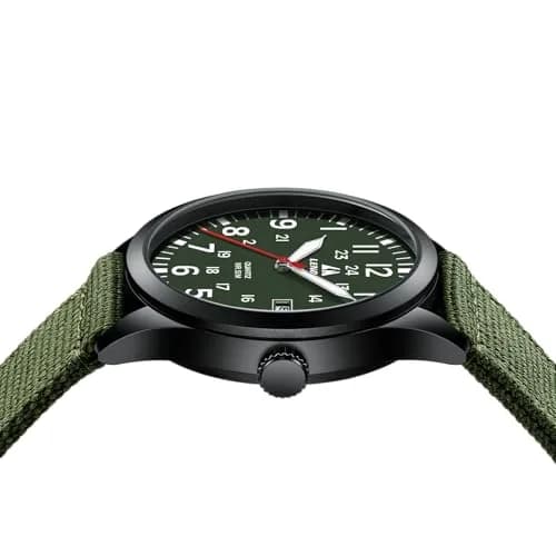 LN LENQIN Mens Military Sport Analog Quartz Watch 42mm Waterproof 3ATM | Stylish Tactical Timepiece for Men thumbnail 5
