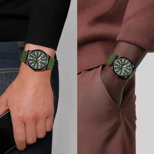 LN LENQIN Mens Military Sport Analog Quartz Watch 42mm Waterproof 3ATM | Stylish Tactical Timepiece for Men thumbnail 6
