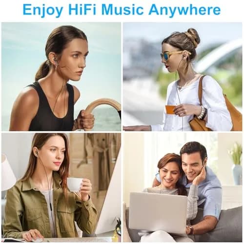 VIFIGEN USB C Wired Earbuds with Microphone | HiFi Stereo Sound, Noise Isolation, 1.2m (4ft) Cable thumbnail 6