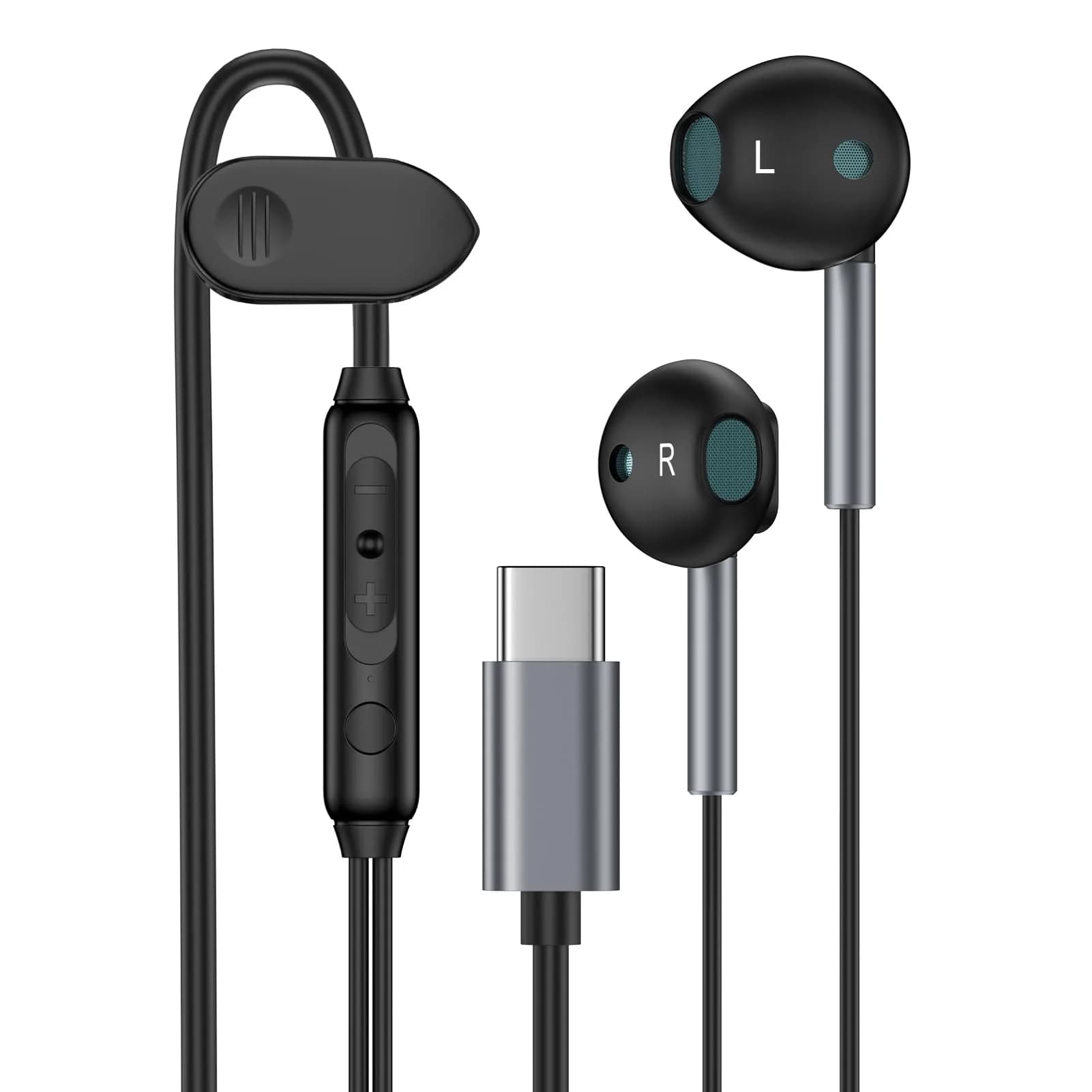 VIFIGEN USB C Wired Earbuds with Microphone | HiFi Stereo Sound, Noise Isolation, 1.2m (4ft) Cable - main product image