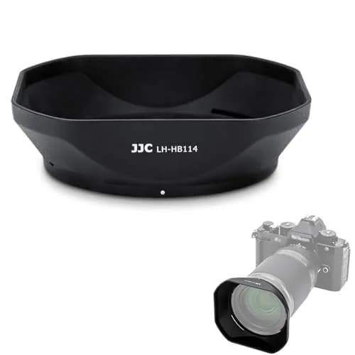 JJC HB-114 Lens Hood for Nikon Z 28-400mm f4-8 VR & Z 24-120mm f4 S Lens | Reversible Shade for 77mm Filter thumbnail 1