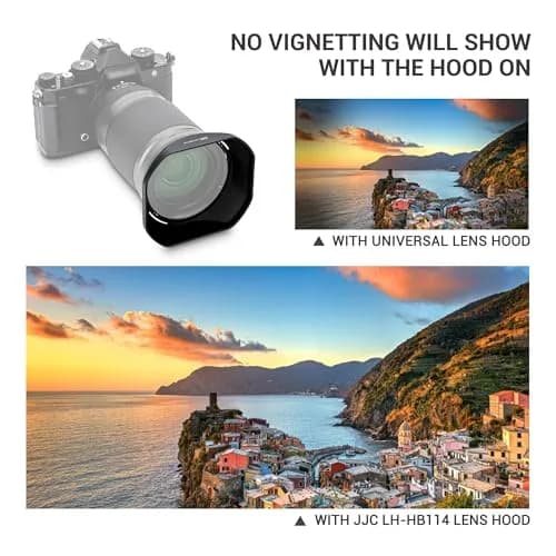 JJC HB-114 Lens Hood for Nikon Z 28-400mm f4-8 VR & Z 24-120mm f4 S Lens | Reversible Shade for 77mm Filter thumbnail 5