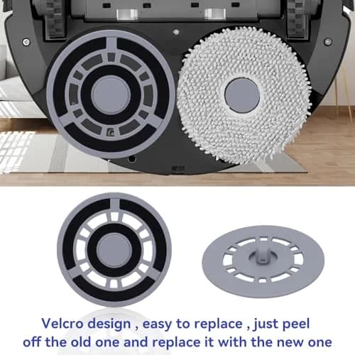 Sgizoku Mop Pad Plate Accessories for Roborock Q Revo, Qrevo MaxV, Qrevo S, Qrevo Pro, Qrevo Master Vacuum Cleaner - 2 Pack thumbnail 4
