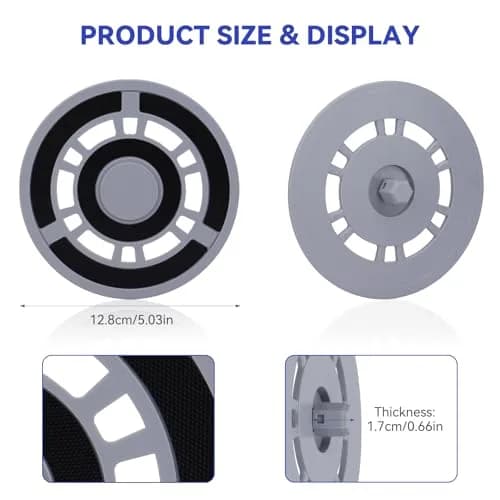 Sgizoku Mop Pad Plate Accessories for Roborock Q Revo, Qrevo MaxV, Qrevo S, Qrevo Pro, Qrevo Master Vacuum Cleaner - 2 Pack thumbnail 3