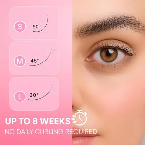 CLIONE PRIME Korean Lash Lift Kit - Eyelash Perm Kit for Eyebrow Lamination & Natural Curl | 5ml Glue, 3 Sizes Rods thumbnail 4