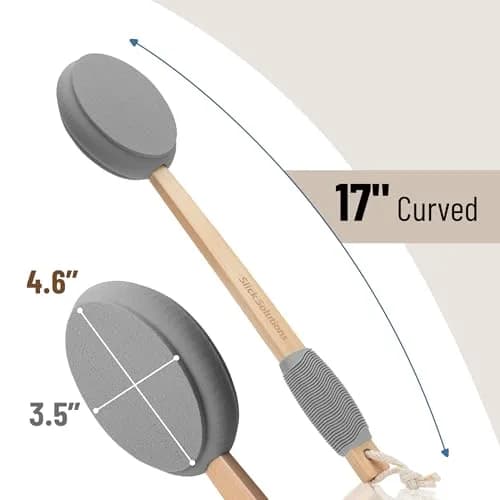 Slick Solutions 17 Inch Lotion Applicator - Gray, 1 Pack | Effortless Back & Body Application thumbnail 2